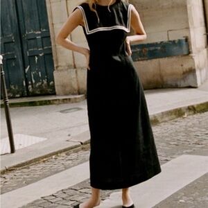 Doen Matilda Midi Dress (sailor collar)